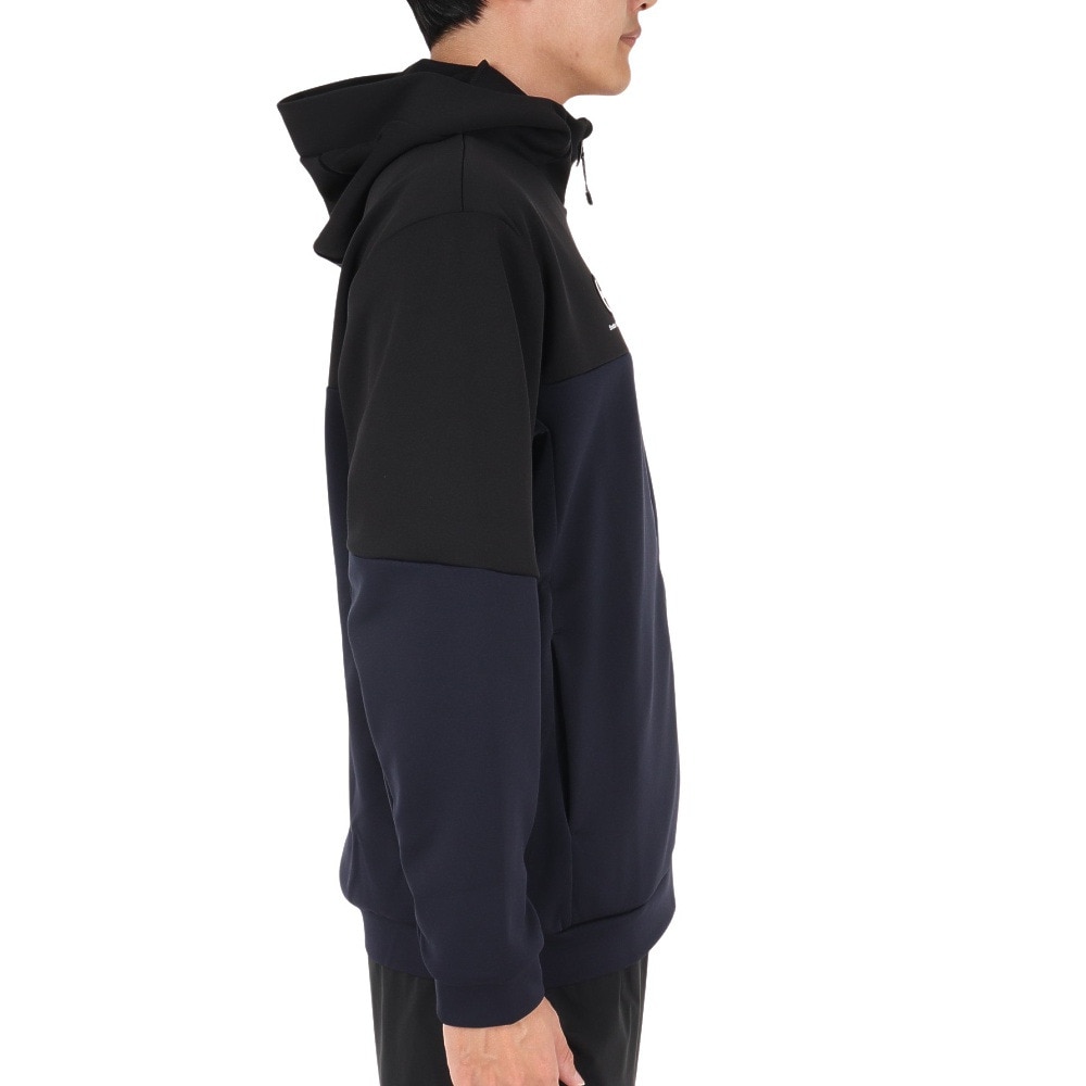 デサント（DESCENTE）（メンズ）ウインドクロス フルジップフーディー DX-C2547XB NVBK