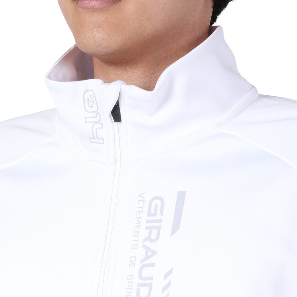 ジローム（GIRAUDM）（メンズ）water rep ウォームアップジャケット WU3F0001-TR851-GRCD WHT