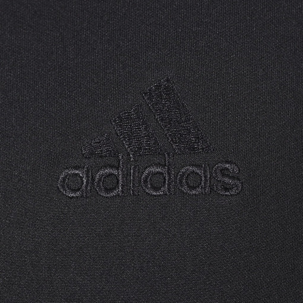 アディダス（adidas）（メンズ）ジャケット ジャージ ブラック 黒 スリーストライプス レギュラーフィット ダブルニット トラックトップ BXF58