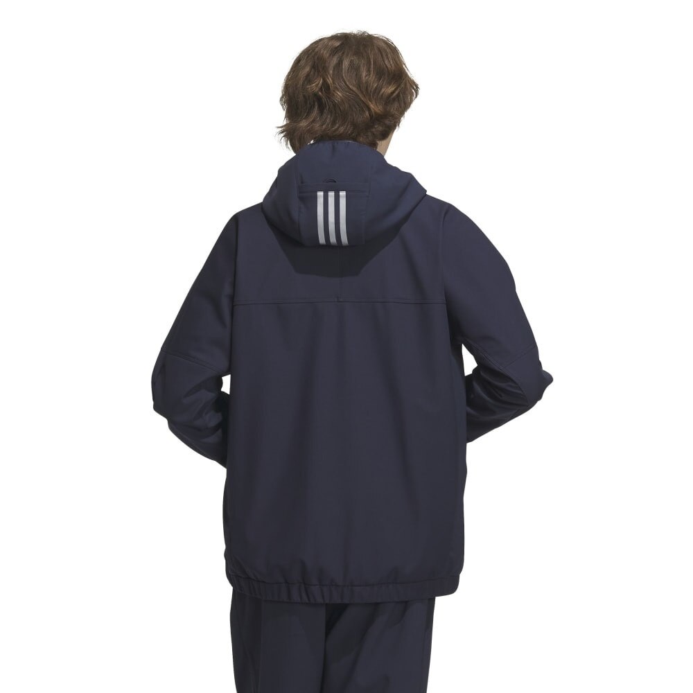 アディダス（adidas）（メンズ）ジャケット メンズ エッセンシャル 3レイヤーフリース フード付き IEH98-IK7348