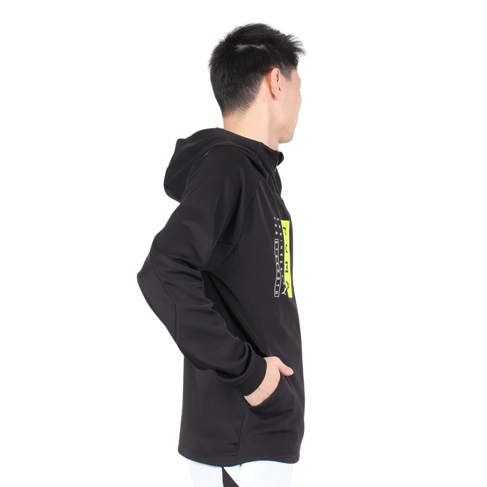 プーマ（PUMA）（メンズ）STRENGTH TRAINING ニットジャケット 525231 01 BLK