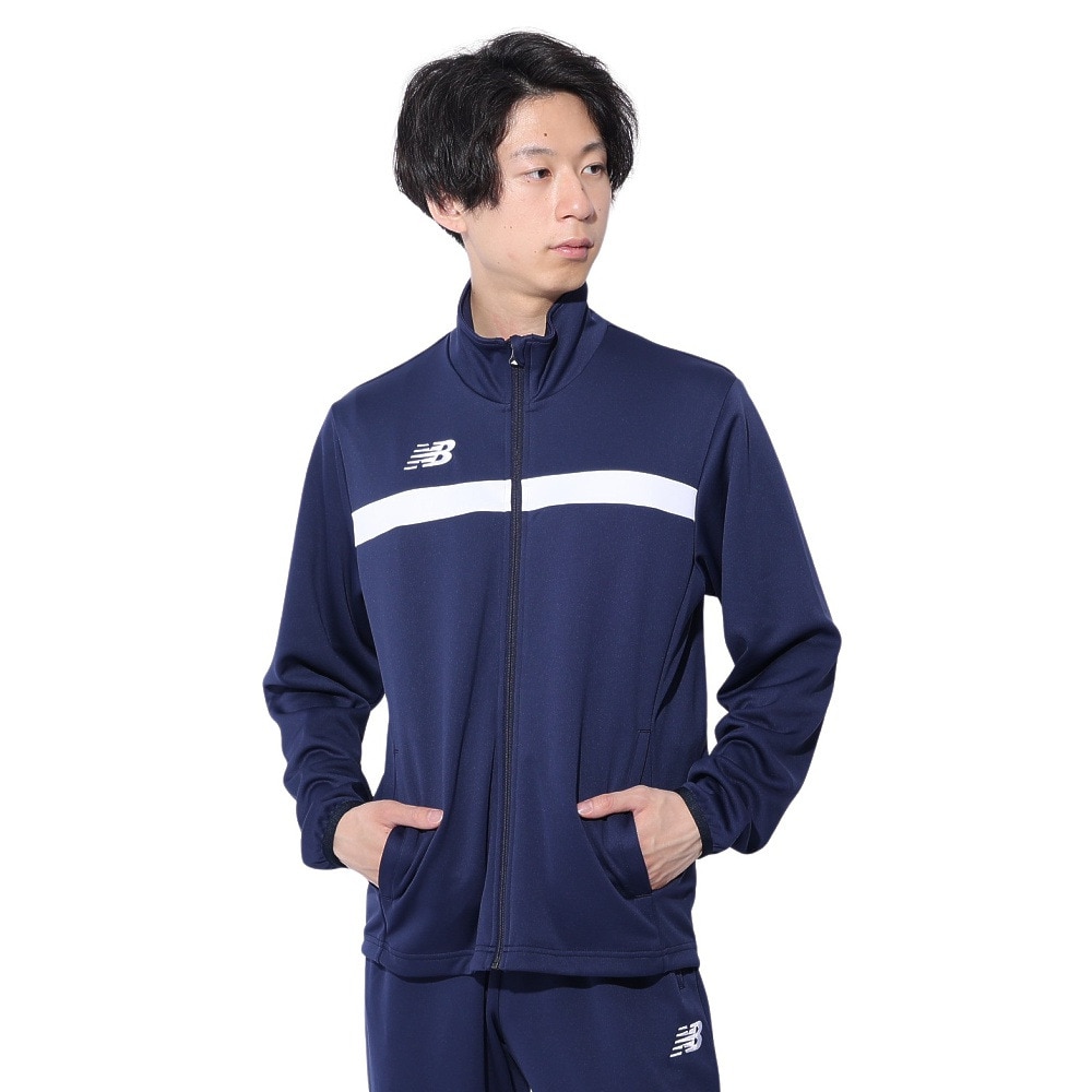 ニューバランス（new balance）（メンズ）ウォームアップジャケット JMJF9403NV