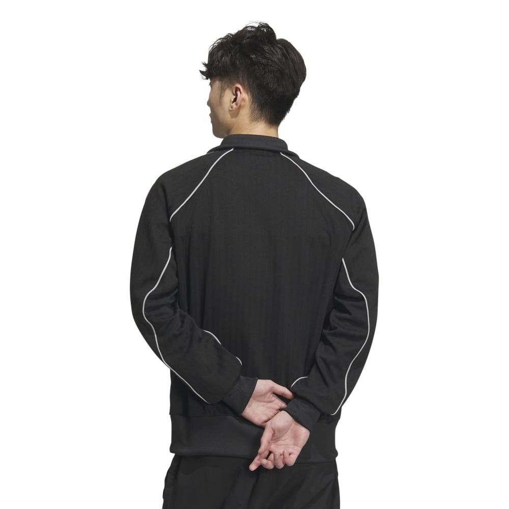 アディダス（adidas）（メンズ、レディース）Byd3s ルーズフィット ジャカードニット トラックトップ KWX93-JG8578