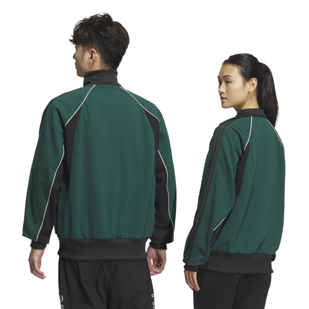 アディダス（adidas）（メンズ、レディース）Byd3s ルーズフィット ジャカードニット トラックトップ KWX93-JH1037