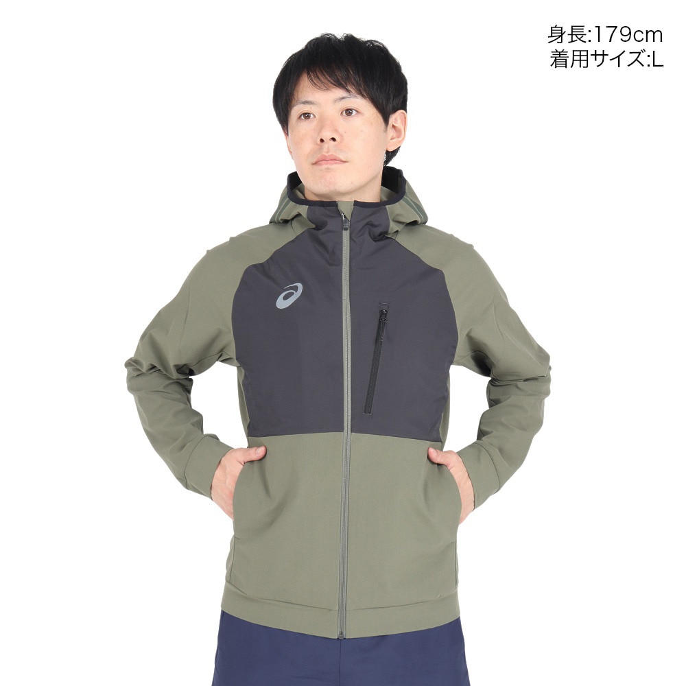 アシックス（ASICS）（メンズ）A77 ハイブリッド ウインドバリア ジャケット 2031F018.301