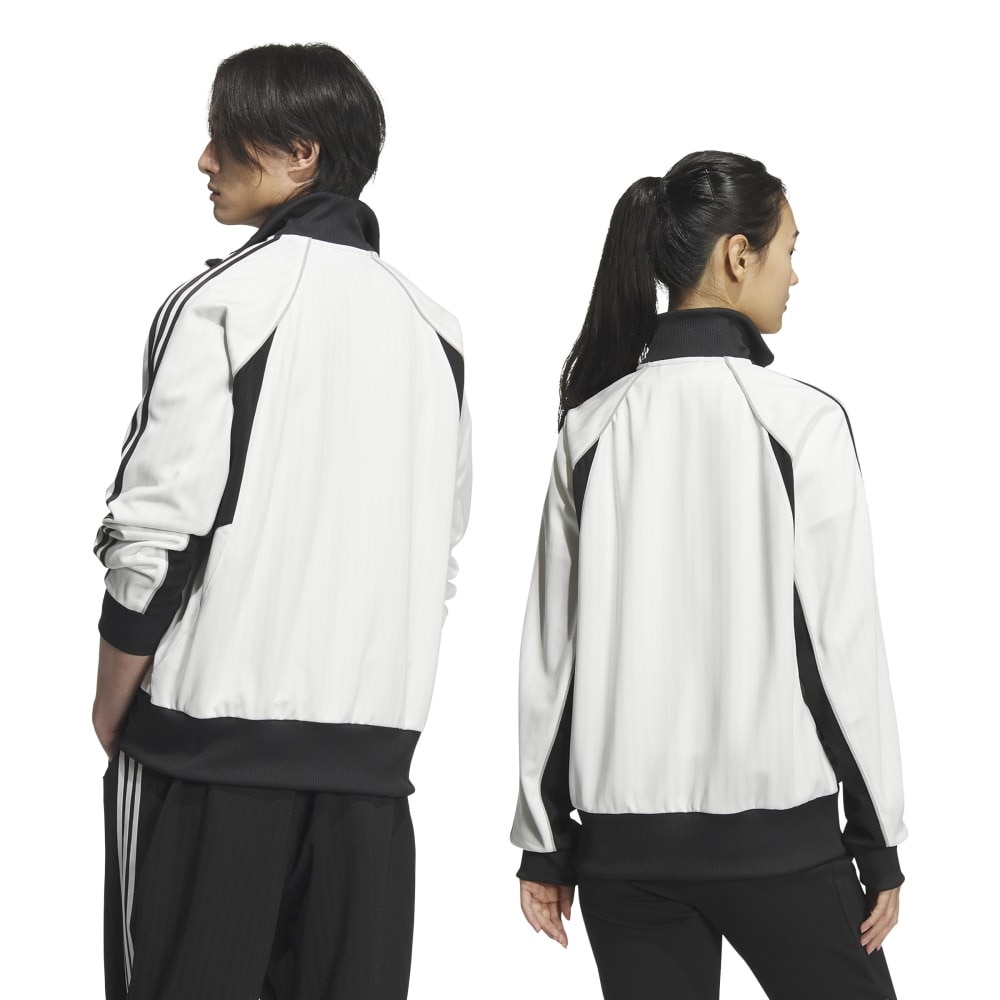 アディダス（adidas）（メンズ、レディース）Byd3s ルーズフィット ジャカードニット トラックトップ KWX93-JG8580