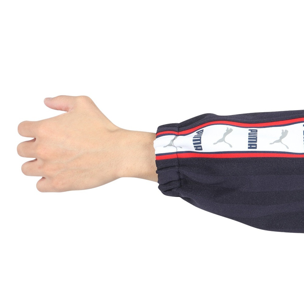 プーマ（PUMA）（メンズ）トレーニング シャドウ ストライプ ニット ジャケット 527754 06 NVY