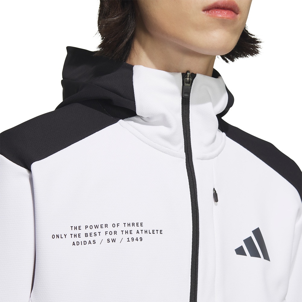 アディダス（adidas）（メンズ）アダプテーション ダブルニット フード付きトラックジャケット KQD57-JM2082