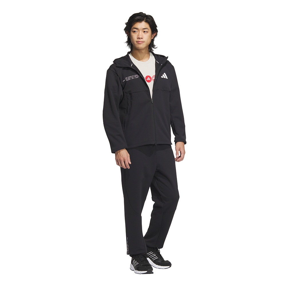 アディダス（adidas）（メンズ）アダプテーション ダブルニット フード付きトラックジャケット KQD57-JM2083