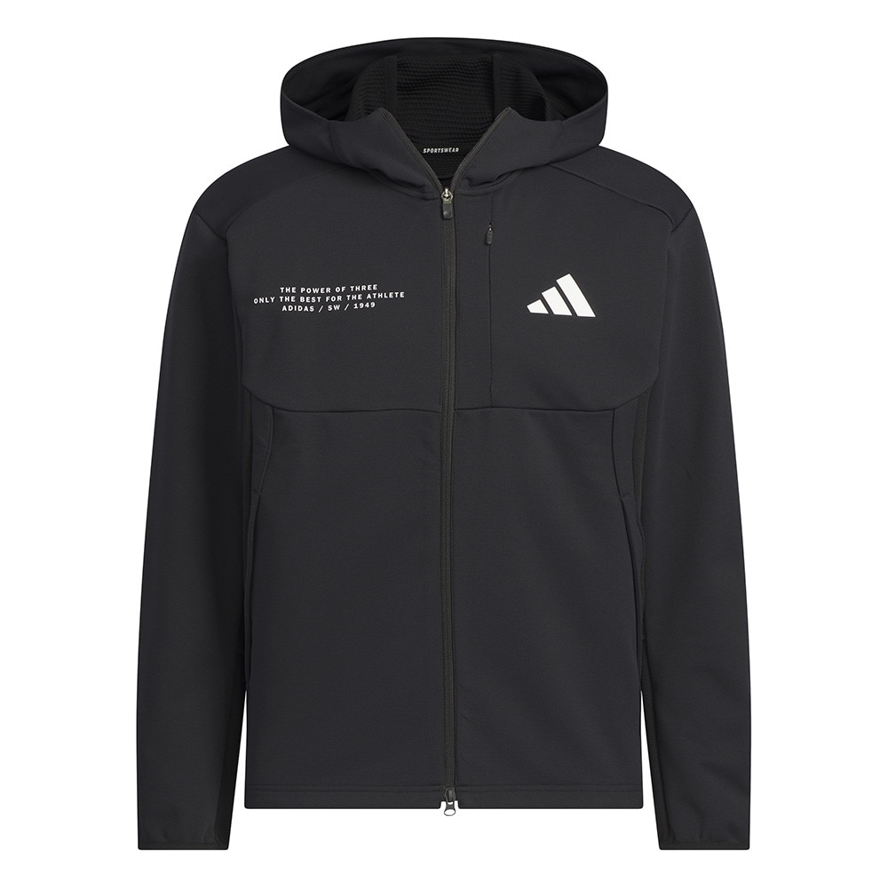 アディダス（adidas）（メンズ）アダプテーション ダブルニット フード付きトラックジャケット KQD57-JM2083