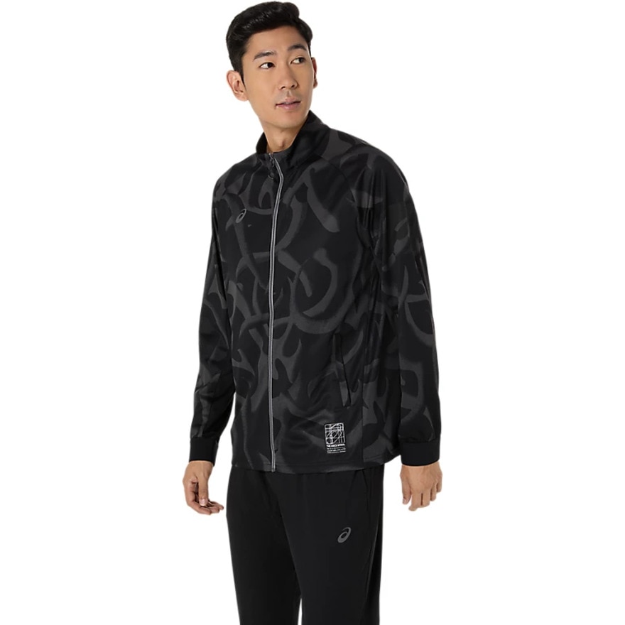 アシックス（ASICS）（メンズ）ドライグラフィックストレッチニットジャケット 2031E985.001