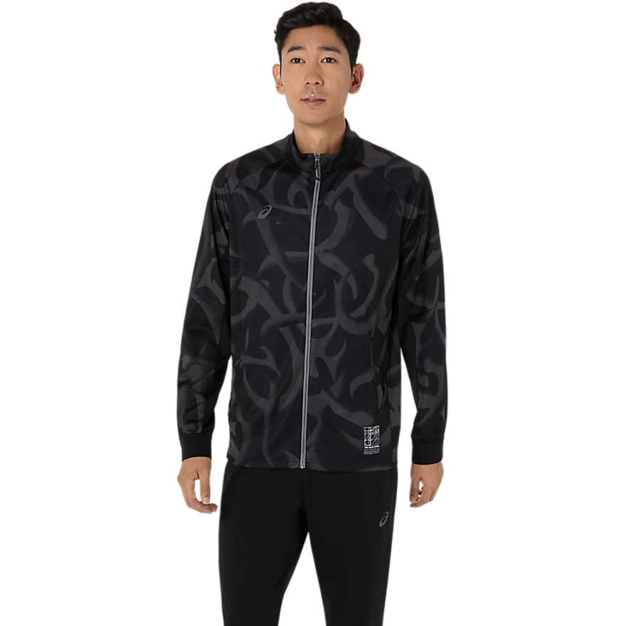 アシックス（ASICS）（メンズ）ドライグラフィックストレッチニットジャケット 2031E985.001