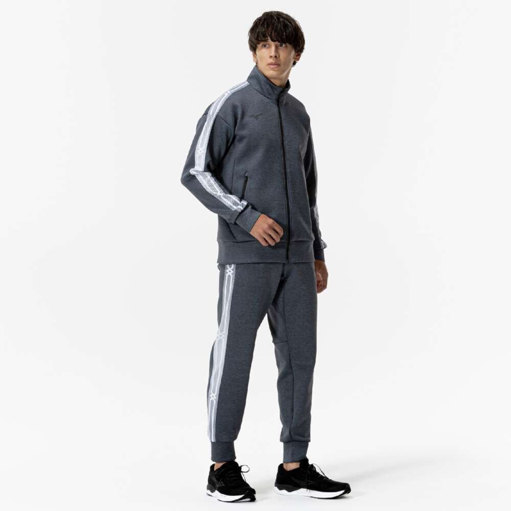 ミズノ（MIZUNO）（メンズ）ストレッチ スウェットジャケット 32MCC05507
