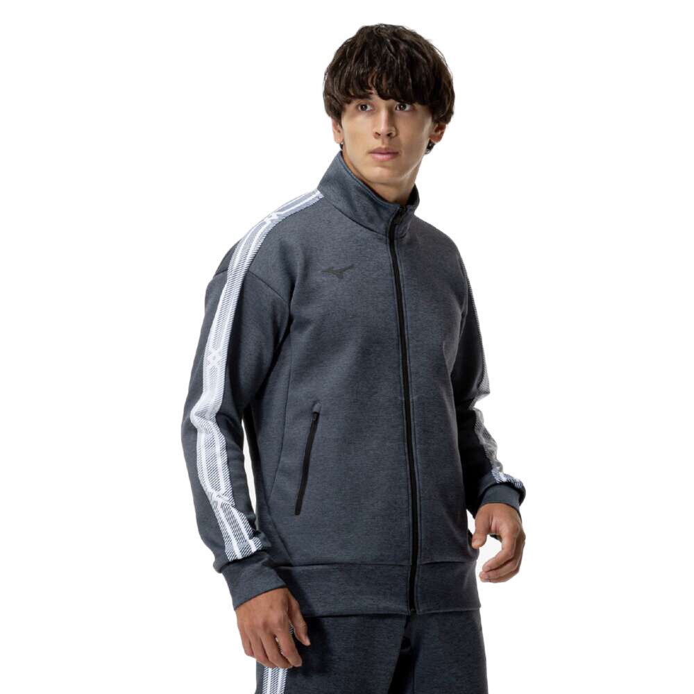 ミズノ（MIZUNO）（メンズ）ストレッチ スウェットジャケット 32MCC05507