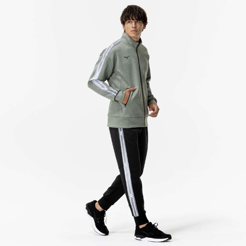 ミズノ（MIZUNO）（メンズ）ストレッチ スウェットジャケット 32MCC05533