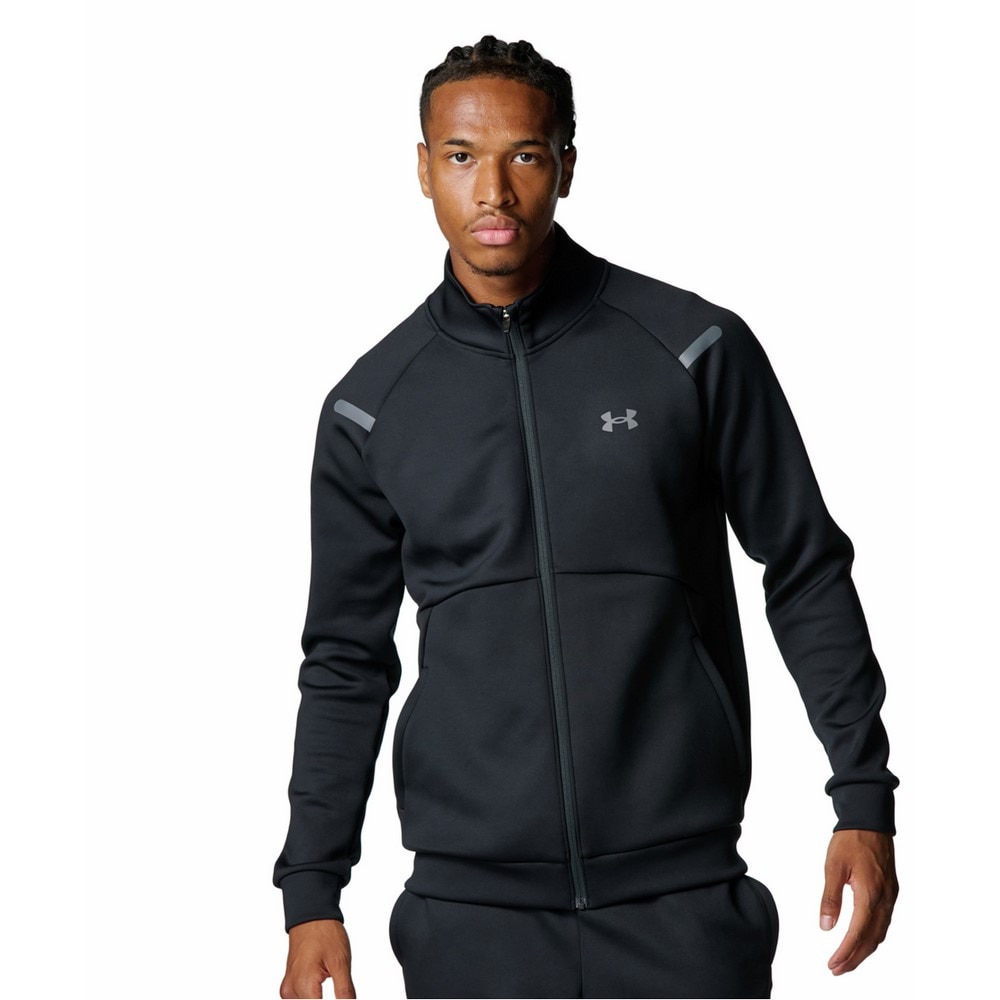 アンダーアーマー（UNDER ARMOUR）（メンズ）アーマーニット トラックジャケット 6007743 001