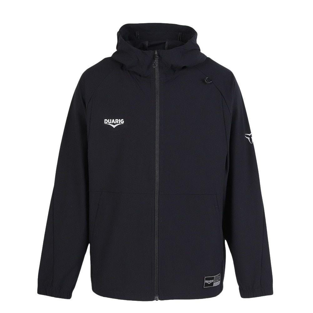 デュアリグ（DUARIG）（メンズ）ウインドクロス WARPKNIT ジャケット 5F0003-TRWU-851SD BLK