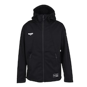 (メンズ)ウインドクロス BRUSHEDGRID ジャケット 5F0005-TRWU-851SD BLK