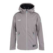 (メンズ)ウインドクロス BRUSHEDGRID ジャケット 5F0005-TRWU-851SD GRY