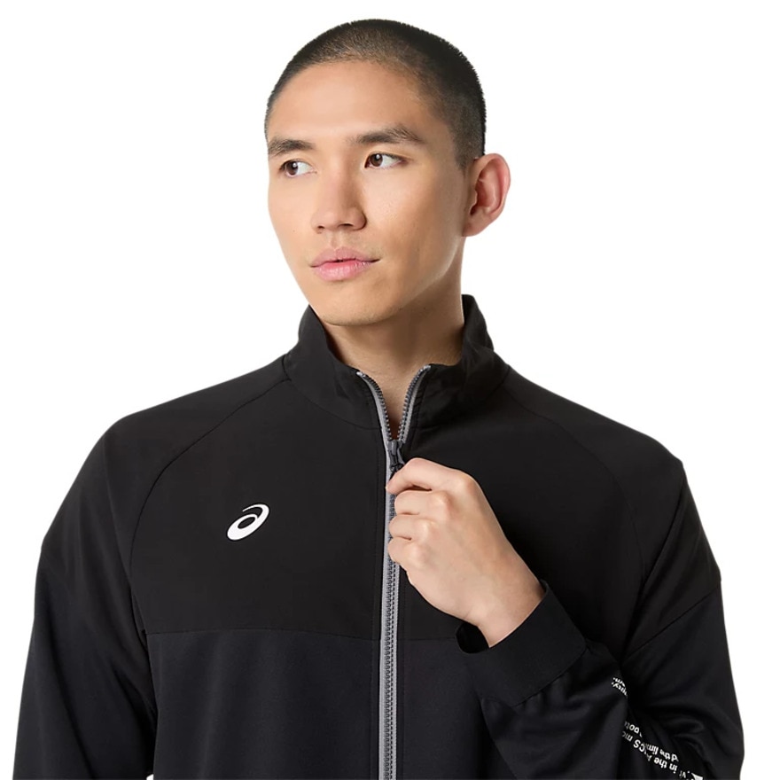アシックス（ASICS）（メンズ）ドライハイブリッドストレッチニットジャケット 2031F169.001