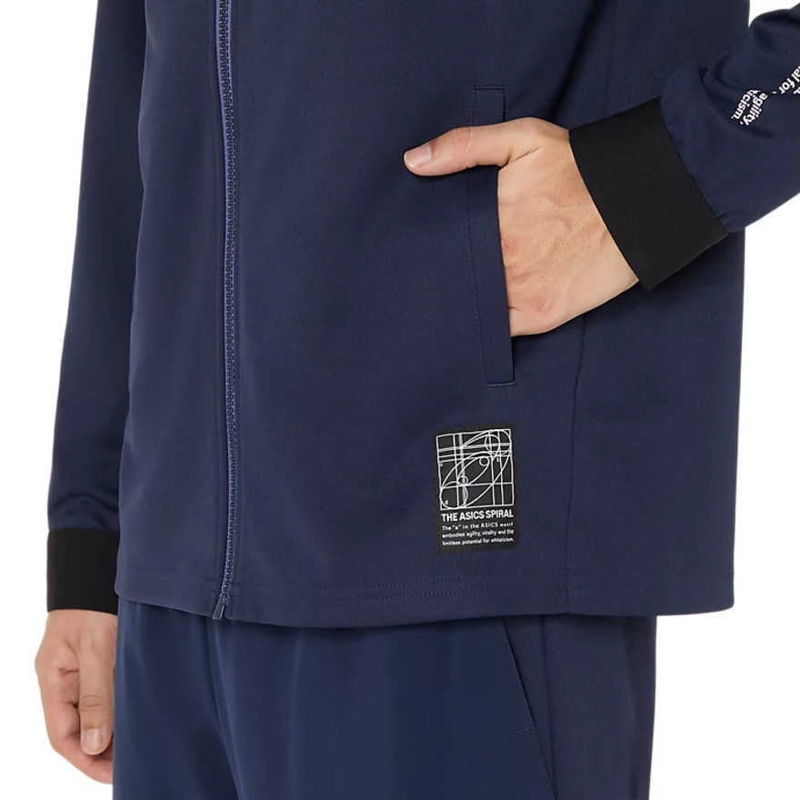 アシックス（ASICS）（メンズ）ドライハイブリッドストレッチニットジャケット 2031F169.400