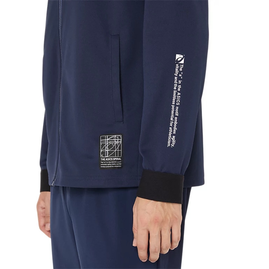 アシックス（ASICS）（メンズ）ドライハイブリッドストレッチニットジャケット 2031F169.400