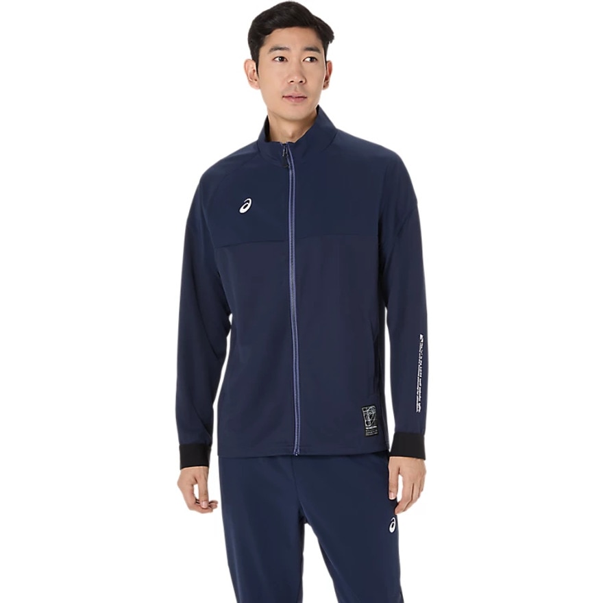 アシックス（ASICS）（メンズ）ドライハイブリッドストレッチニットジャケット 2031F169.400