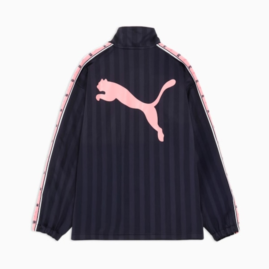 プーマ（PUMA）（メンズ）トレーニング シャドウ ストライプ ニット ジャケット 527754 71 NVY