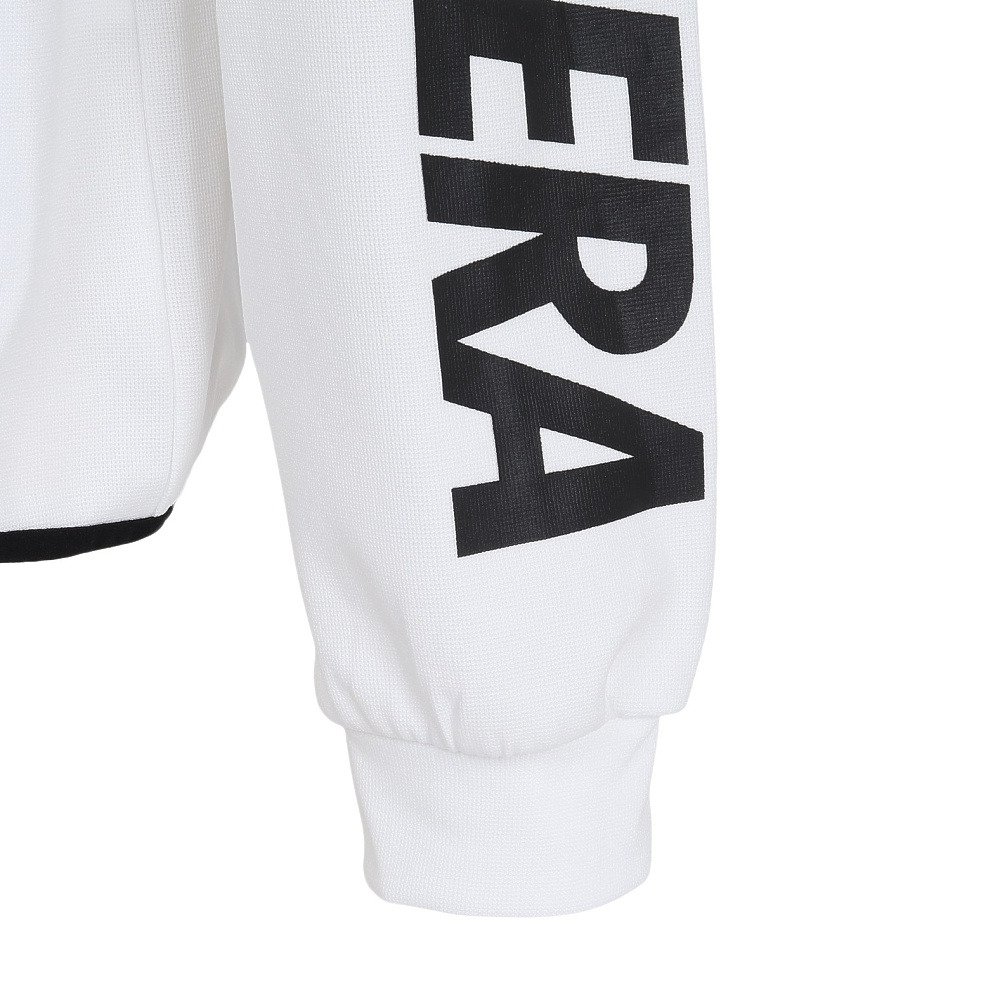 ニューエラ（NEW ERA）（メンズ）ウォームアップ スタンドカラー ジャケット 鹿の子 ワードマークロゴ ホワイト 14861203