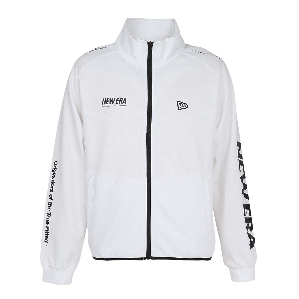 ホワイト ストライプ ジャージ LUZeSOMBRA/ルースイソンブラ ジャージトップ SINGLE FACE LIGHT