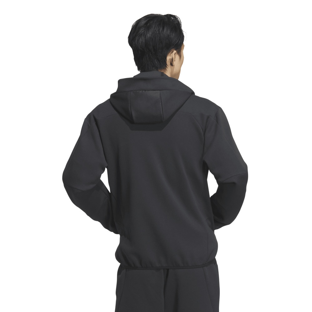 アディダス（adidas）（メンズ）アダプテーション レギュラーフィット フード付きフルジップトラックトップ KS489-KA1233