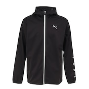 (メンズ)ウィンドブレーカー ニット ジャケット 528454 01 BLK