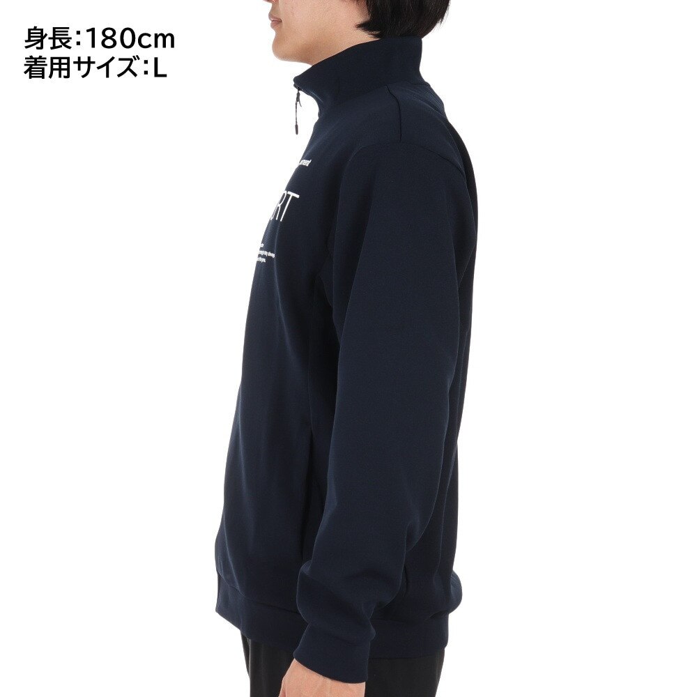 デサント（DESCENTE）（メンズ）S.F.TECH ハーフゲージ スタンド テーパード ジャージ 上下セット