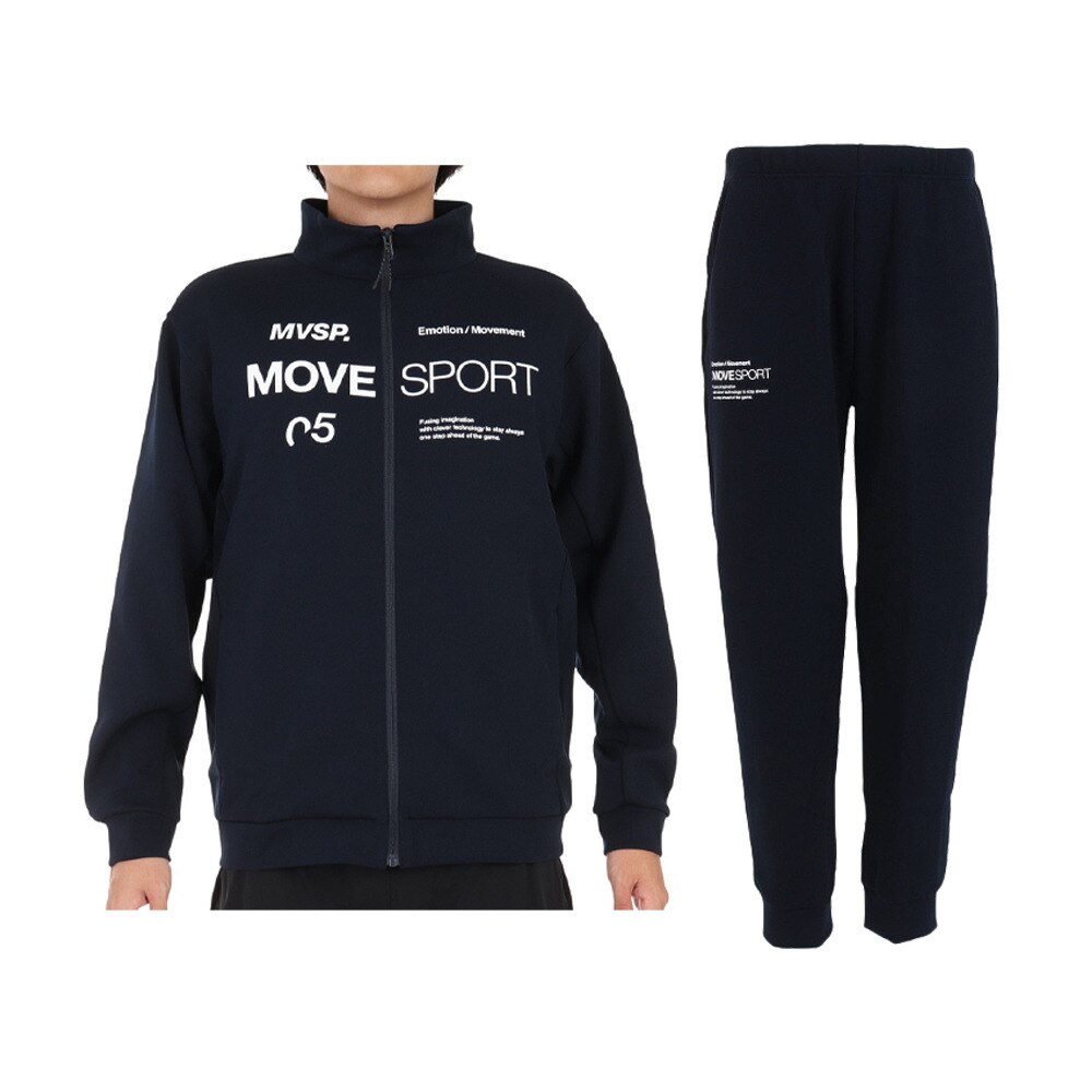 デサント（DESCENTE）（メンズ）S.F.TECH ハーフゲージ スタンド テーパード ジャージ 上下セット