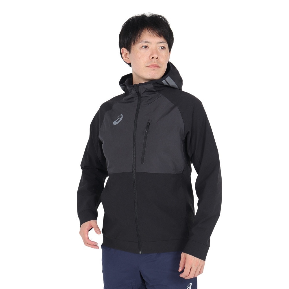 アシックス（ASICS）（メンズ）A77 ハイブリッド ウインドバリア 上下セット 2031F018.001 2031F019.001