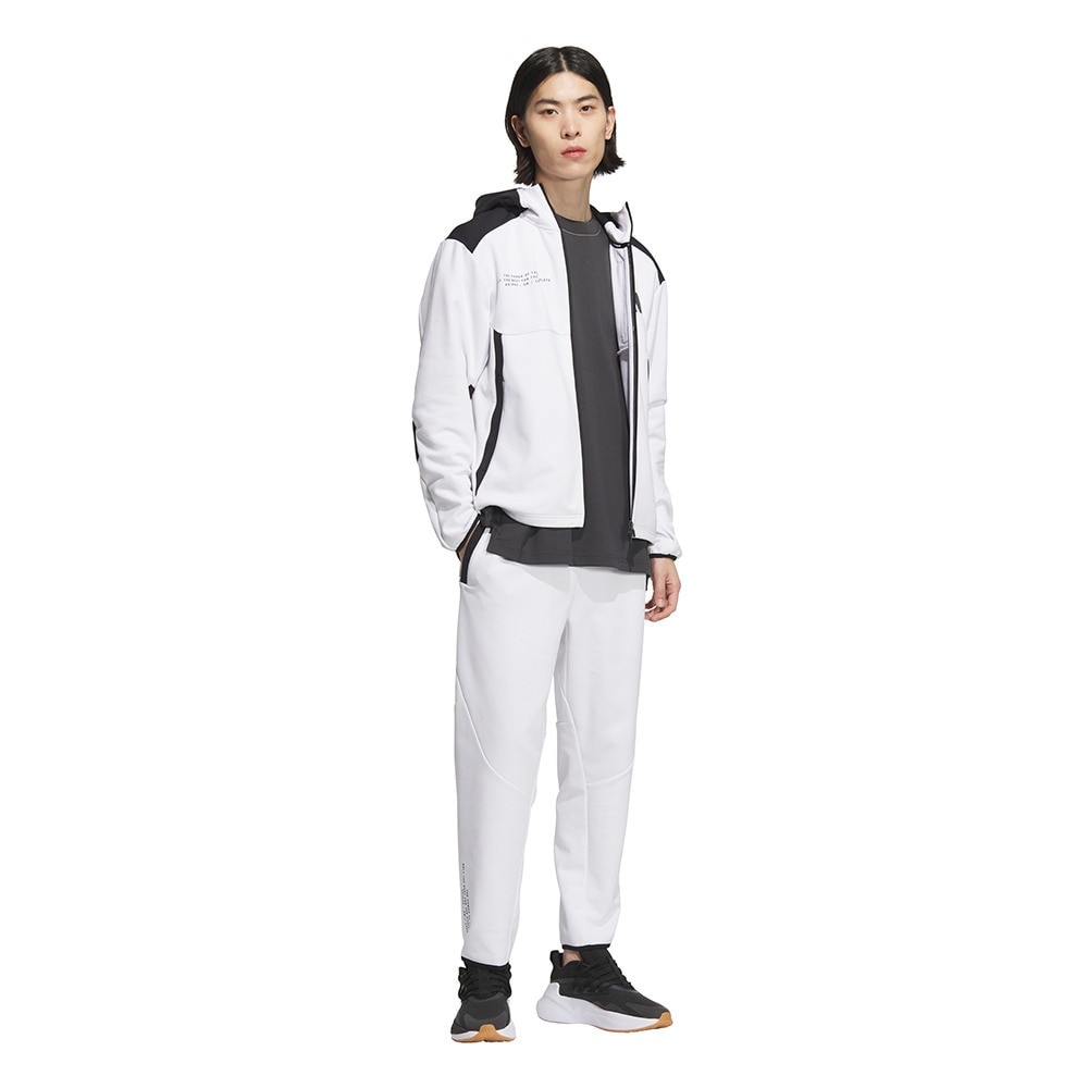 アディダス（adidas）（メンズ）アダプテーション ダブルニット フード付き上下セット KQD57-JM2082 KQD49-JM2112