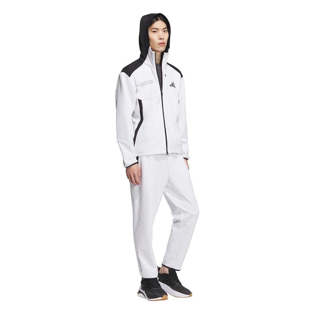 アディダス（adidas）（メンズ）アダプテーション ダブルニット フード付き上下セット KQD57-JM2082 KQD49-JM2112