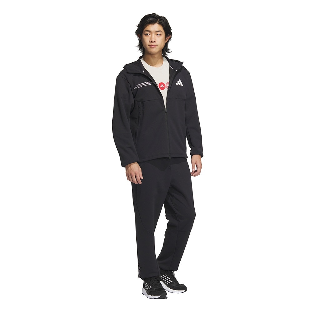アディダス（adidas）（メンズ）アダプテーション ダブルニット フード付き上下セット KQD57-JM2083 KQD49-JM2113