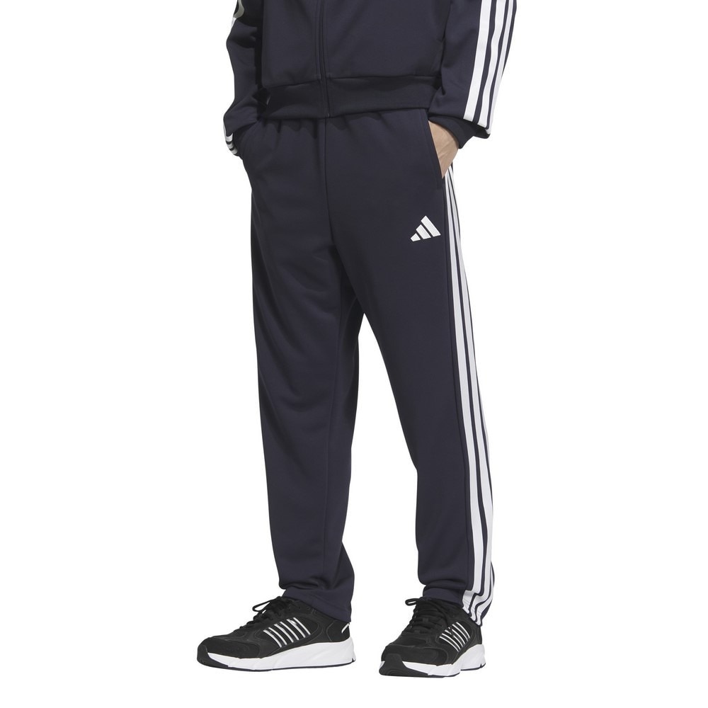 アディダス（adidas）（メンズ）スリーストライプス レギュラーフィット ダブルニット 上下セット JZR00-JV6978 JZR01-JV6983