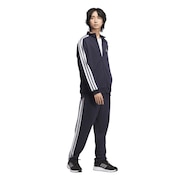 (メンズ)スリーストライプス レギュラーフィット ダブルニット 上下セット JZR00-JV6978 JZR01-JV6983