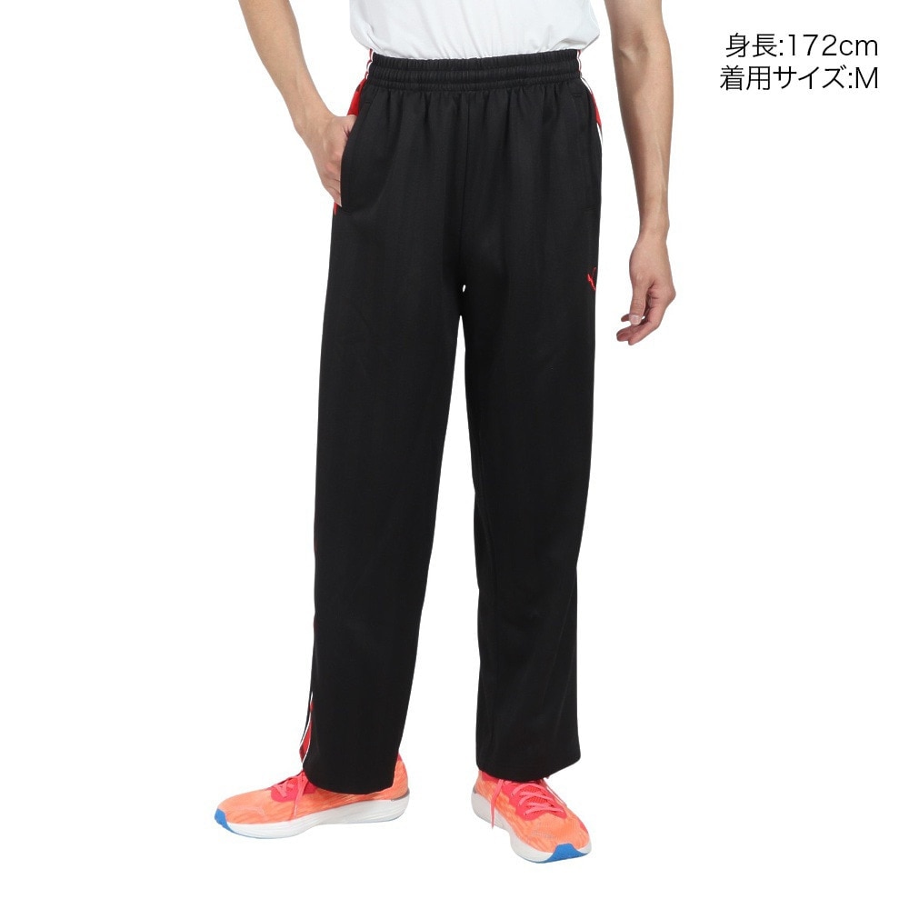 プーマ（PUMA）（メンズ）トレーニング シャドウ ストライプ ニット 上下セット 527754 527755 01 BLK