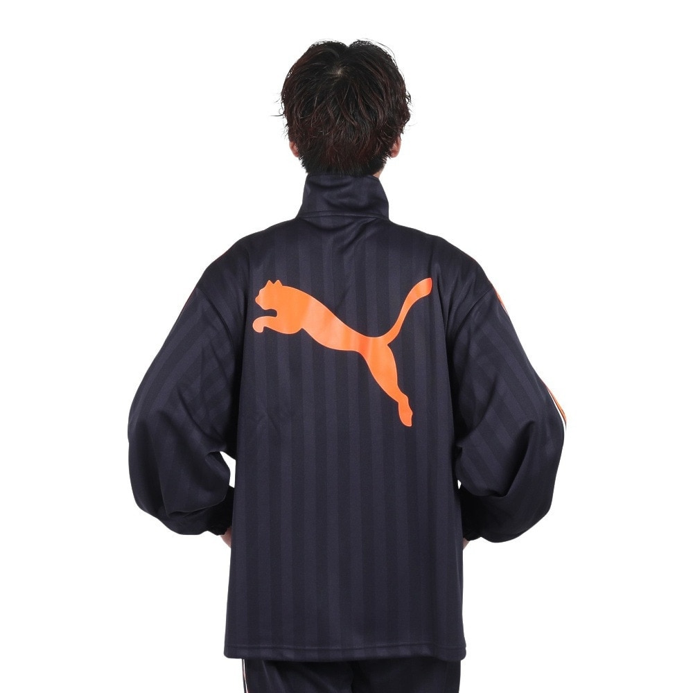 プーマ（PUMA）（メンズ）トレーニング シャドウ ストライプ ニット 上下セット 527754  527755 61 NVY