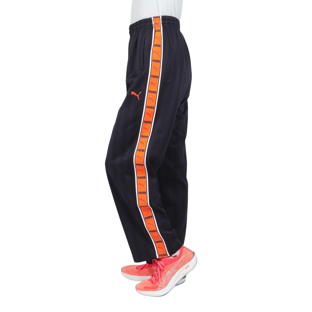 プーマ（PUMA）（メンズ）トレーニング シャドウ ストライプ ニット 上下セット 527754  527755 61 NVY