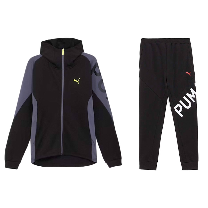 プーマ（PUMA）（メンズ）トレーニング TAD ニット ジャケット 527046  527047 01 BLK