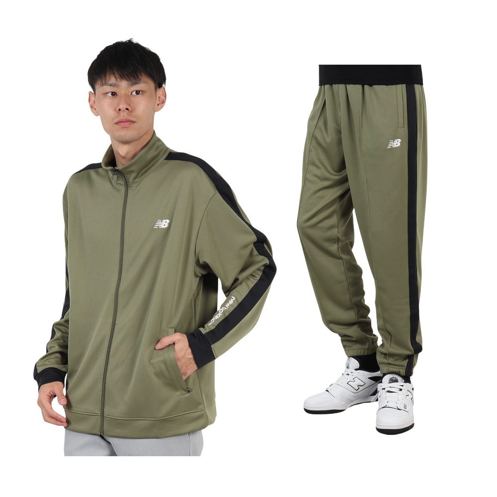 ニューバランス（new balance）（メンズ）ニットトラックジャケット上下セット AMJ51503DIO  AMP51202DIO