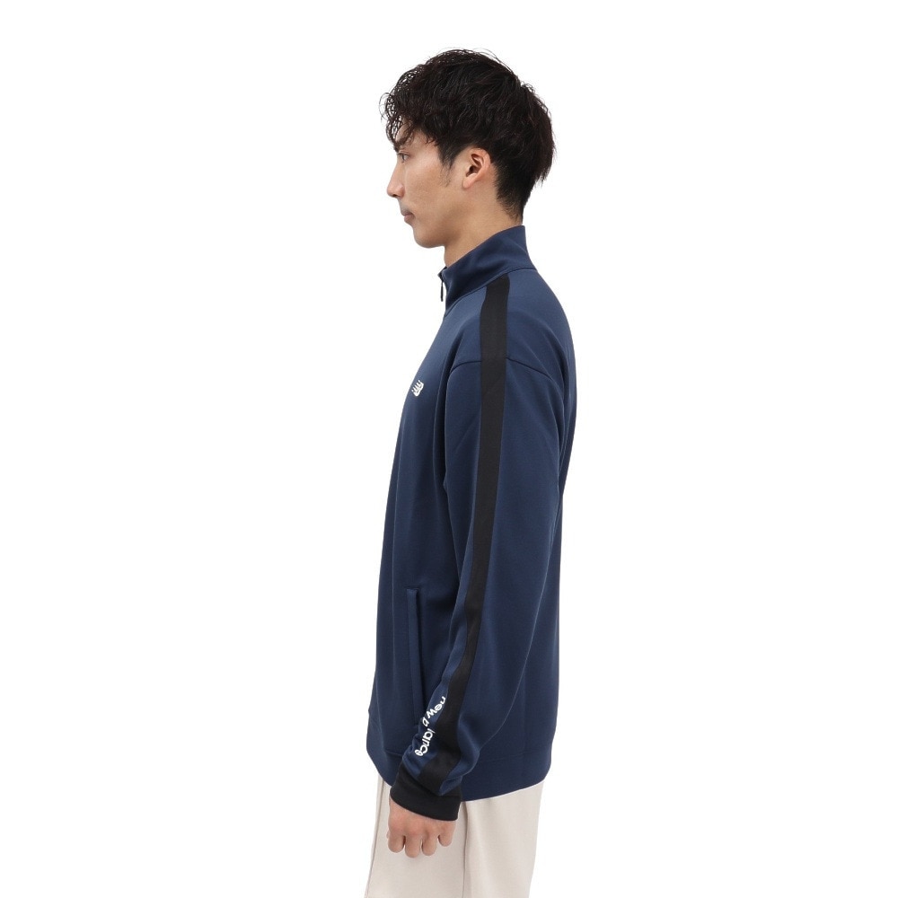 ニューバランス（new balance）（メンズ）ニットトラックジャケット上下セット AMJ51503NNY　AMP51202NNY