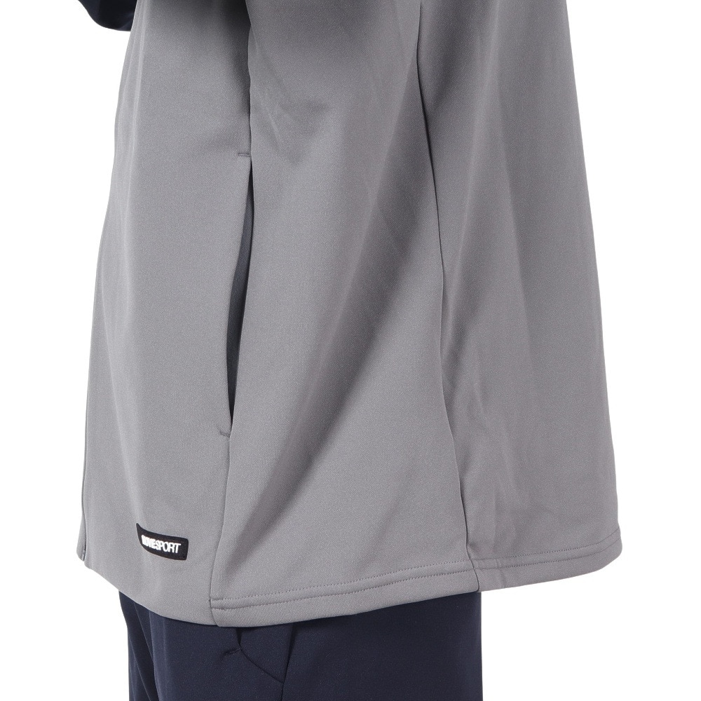 デサント（DESCENTE）（メンズ）ジャージ メンズ WIND-X ウォームフーデッドアウター DMMUJC24XB GY グレー