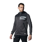 アンダーアーマー（UNDER ARMOUR）（メンズ）ジャケット メンズ アーマーニット ハイブリッド フルジップ  1381339 010