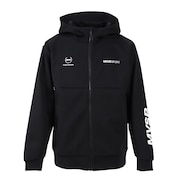 デサント（DESCENTE）（メンズ）S.F.TECH スリーブロゴ フルジップフーディー DMMVJF20 BK