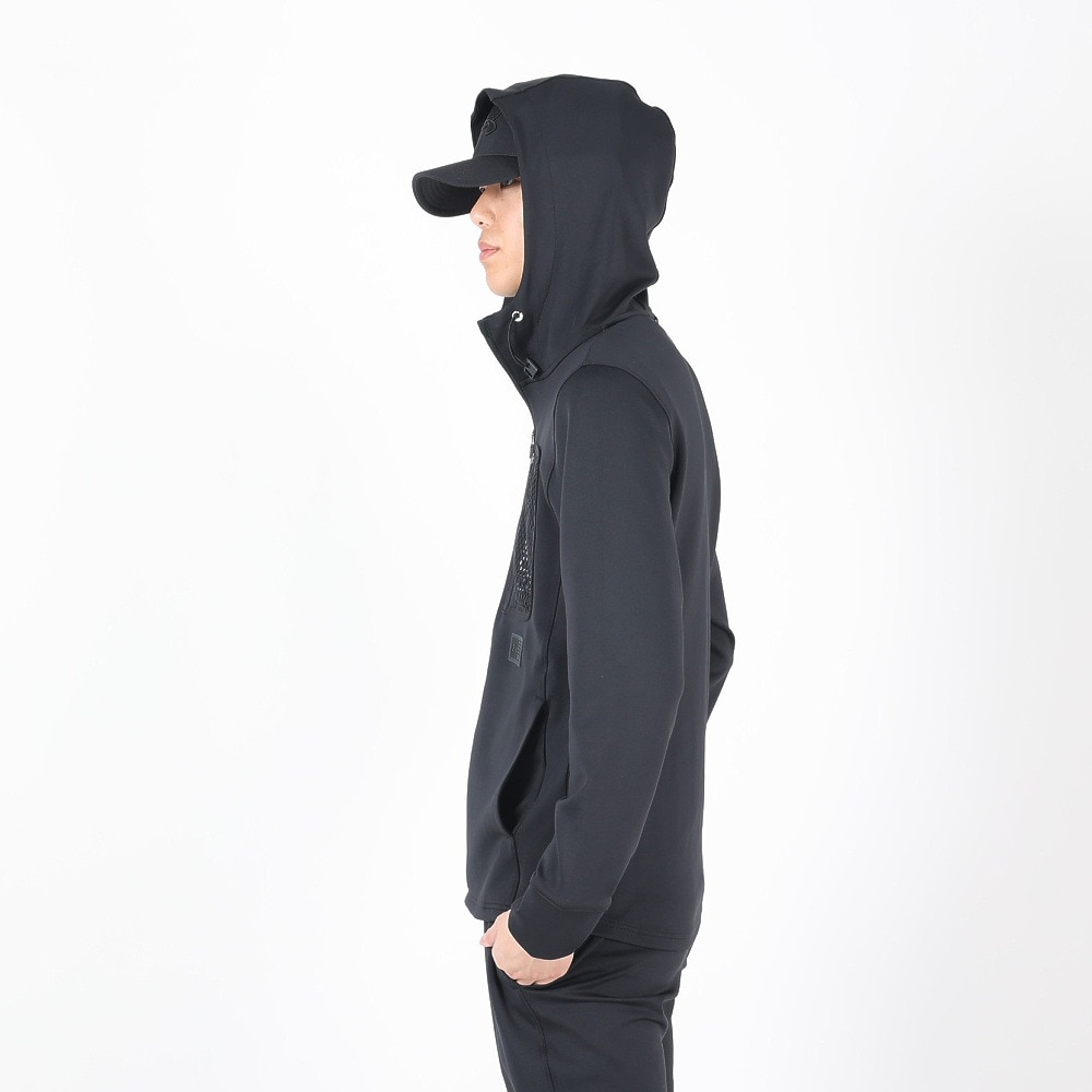 アンダーアーマー（UNDER ARMOUR）（メンズ）ジャージ ジャケット スプリング ニット フルジップ フーディー 1384811 001 ブラック